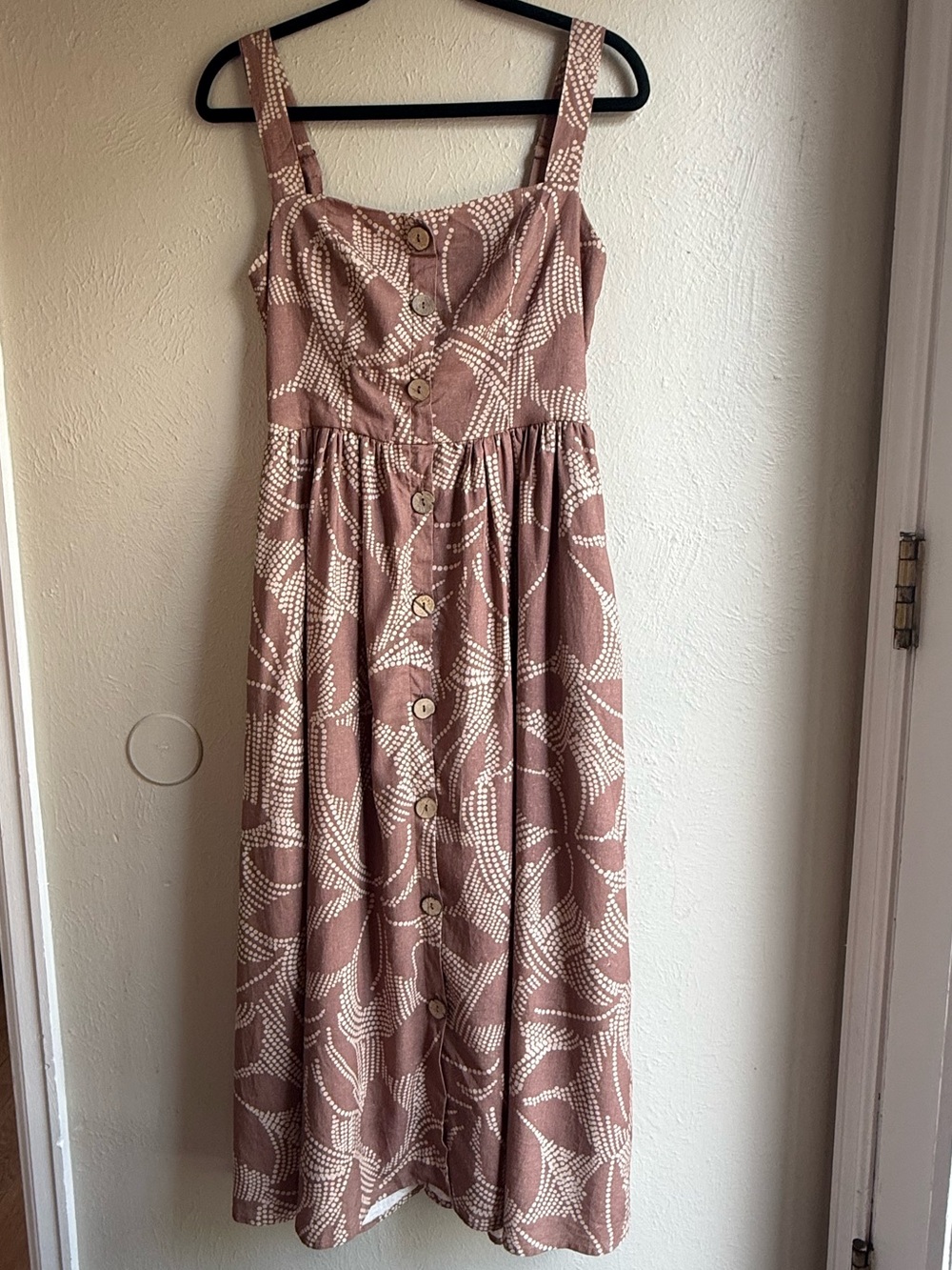 Hutch Peterson Printed Midi Dress